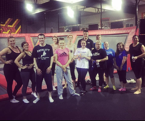 Fitness Class at infinity Trampoline Park