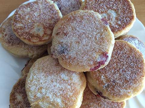 Cranberry Welsh cakes