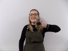 Maddy Richards, 21, with a new-found talent for jar recipes