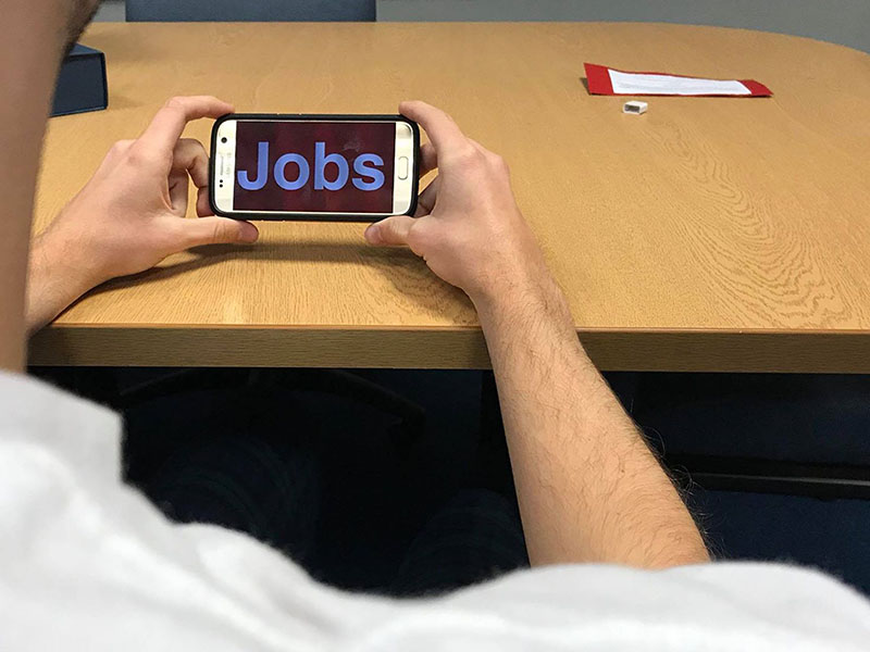 With miFuture, young people out of work will be able to swipe for jobs on their smartphone