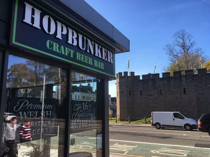 Hopbunker, castle, craft ale, pub
