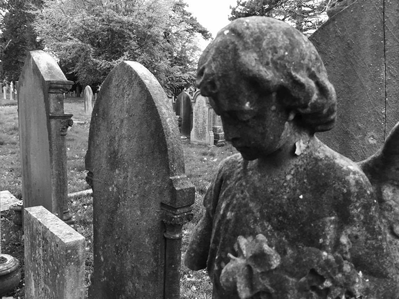 Angel in Cathays Cemetery 