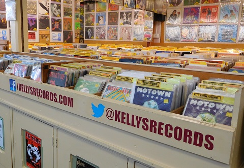 Kelly's Records shop in Cardiff Central Market