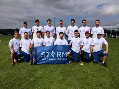 Cardiff Storm men's team at a tournament