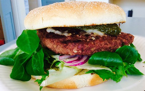 Award-winning burgers from Moody Sow farm shop