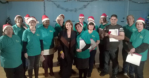 Tavs choir with Charlotte Church