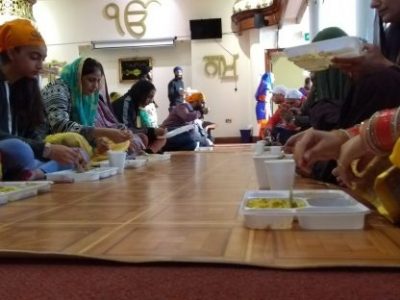 Gurdwara meal time