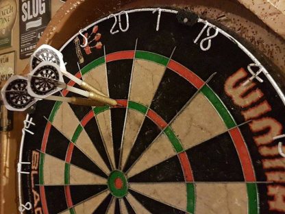 photo of darts board for changing sports for charity event