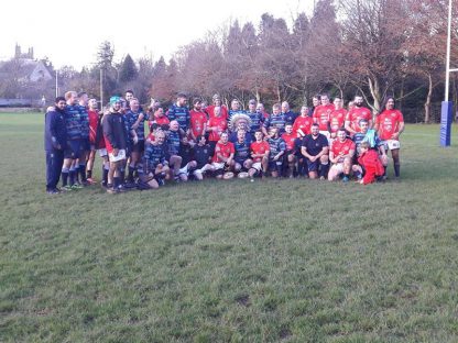 The Cardiff Chiefs beat the Llanelli Warriors but both times were all smiles