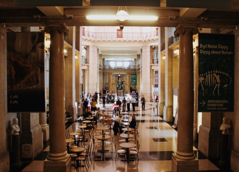The Main Hall of the National Museum Cardiff