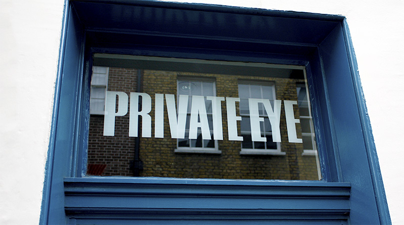The office of Private Eye magazine