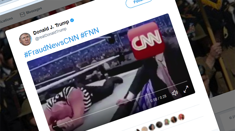 Donald Trump's tweet about CNN