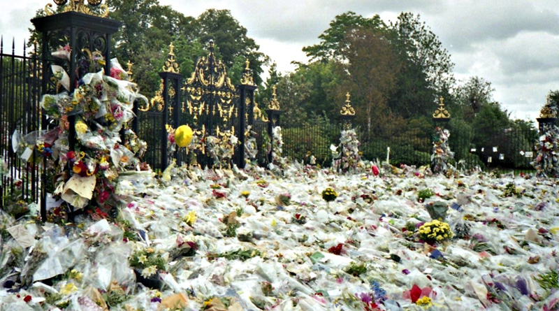 Flowers for Princess Diana's Funeral