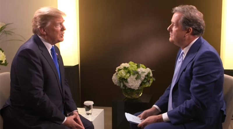 Donald Trump and Piers Morgan