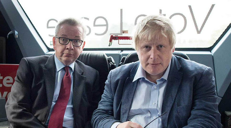 Michael Gove (left) and Boris Johnson