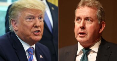 Donald Trump and Kim Darroch