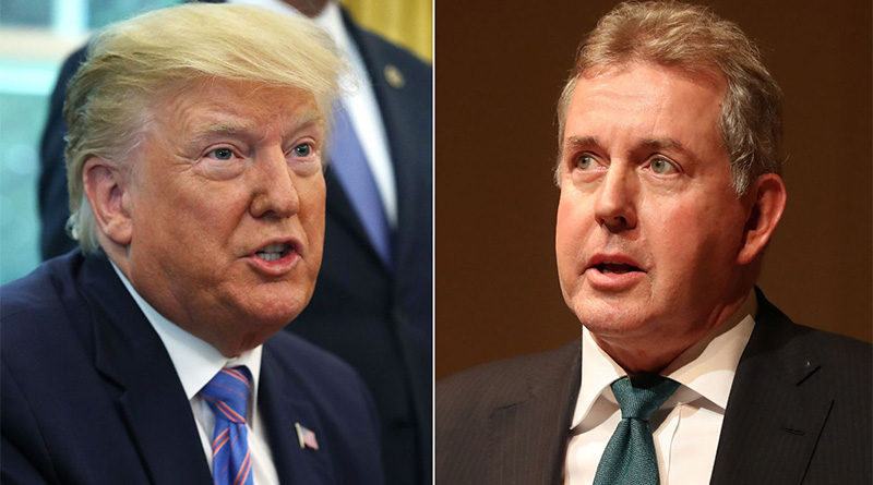 Donald Trump and Kim Darroch