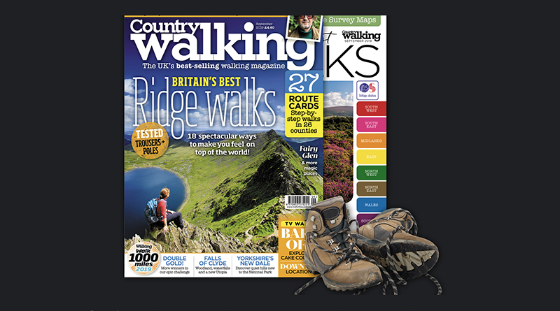 The cover of Country Walking magazine