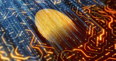 An illustration of an electronic fingerprint